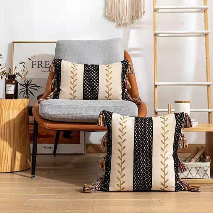 Textured Tassel Pillowcase Bowlift