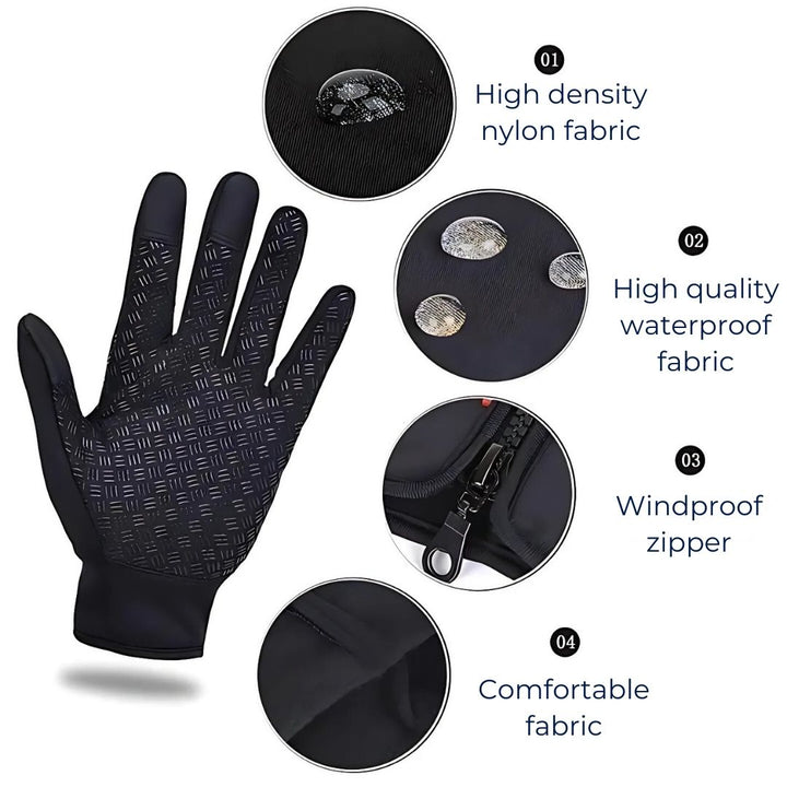 ThermaGear  Gloves for Men and Women | Warm Gloves - Insulated Gloves - Touchscreen and Waterproof Gloves Bowlift