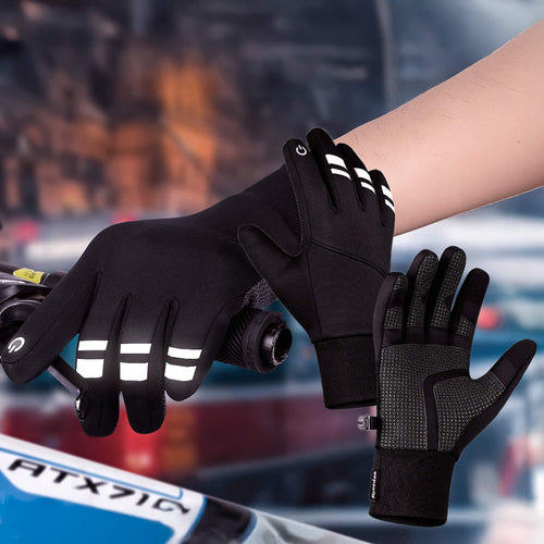 BowLift | Thermal Winter Cycling Gloves UK | Waterproof, Windproof & Touchscreen Warm Running Gloves for Men & Women