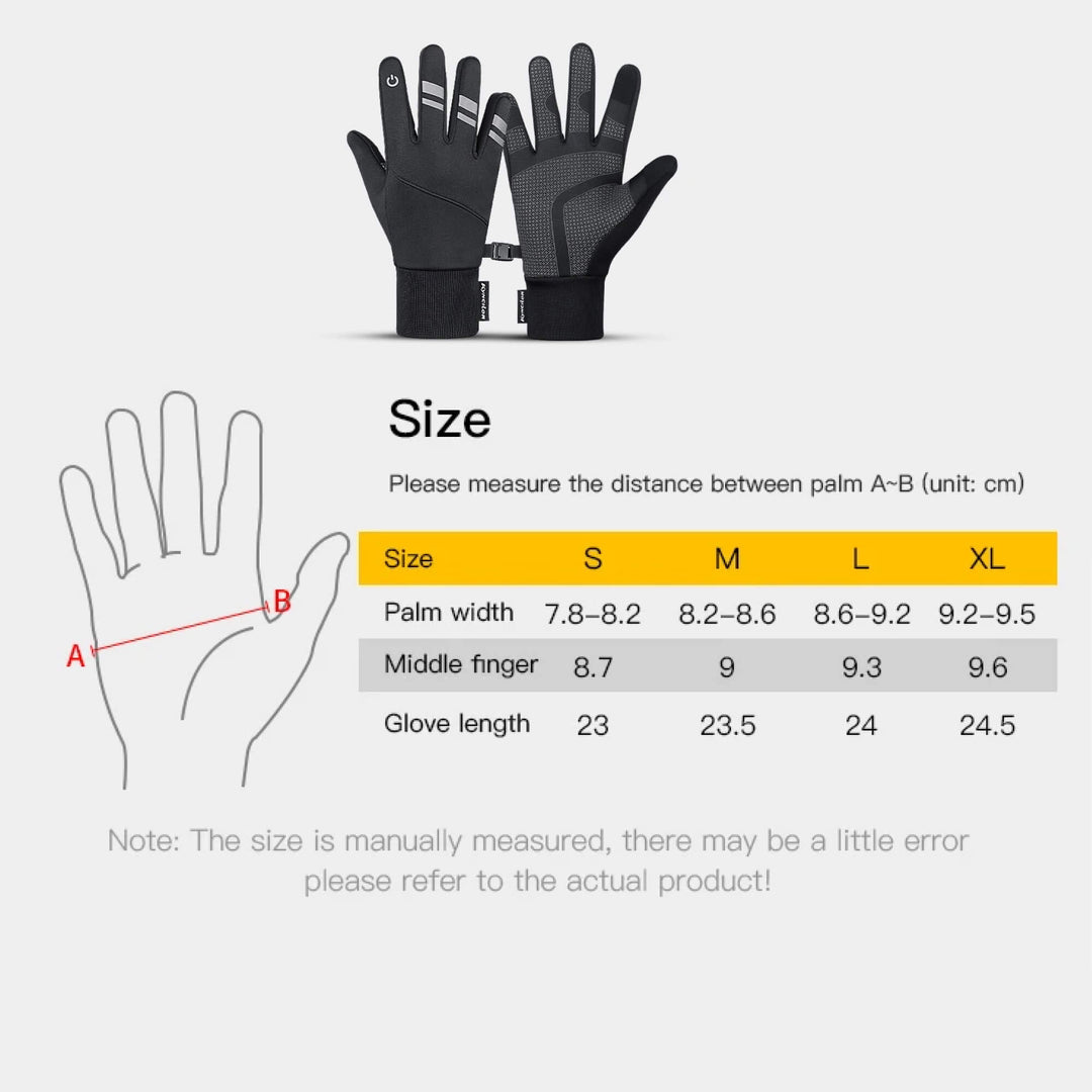 BowLift | Thermal Winter Cycling Gloves UK | Waterproof, Windproof & Touchscreen Warm Running Gloves for Men & Women