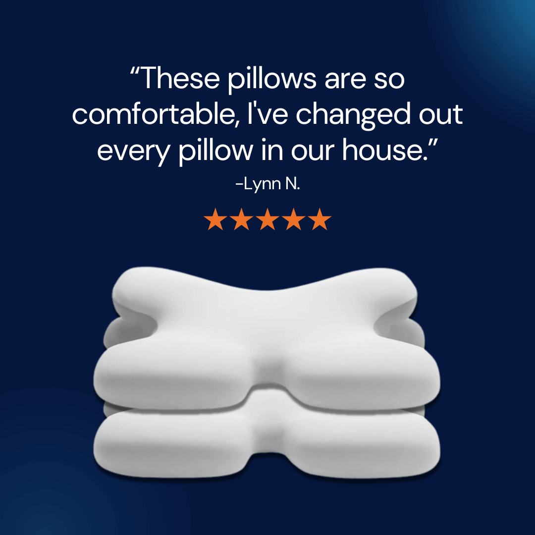 BowLift | Ergonomic Cervical Pillow | Memory Foam, Neck Support & Ideal for Restful Sleep