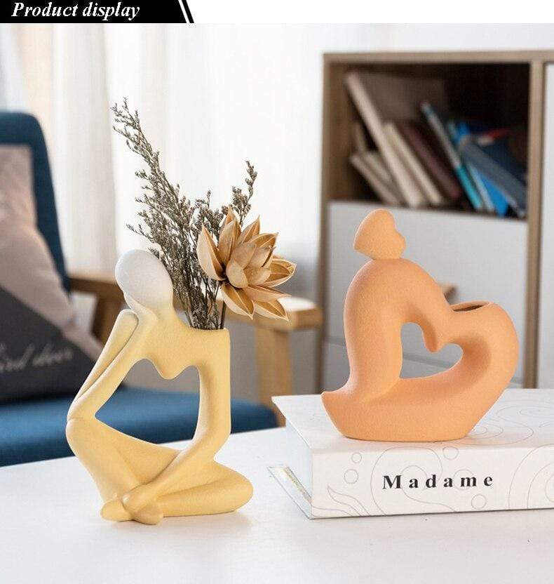 Thinking Man Art Vases Bowlift