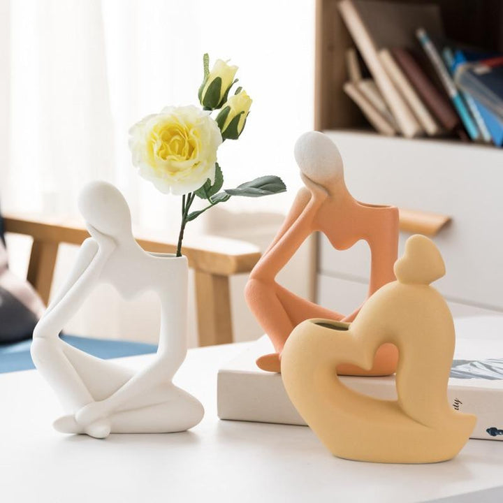 Thinking Man Art Vases Bowlift