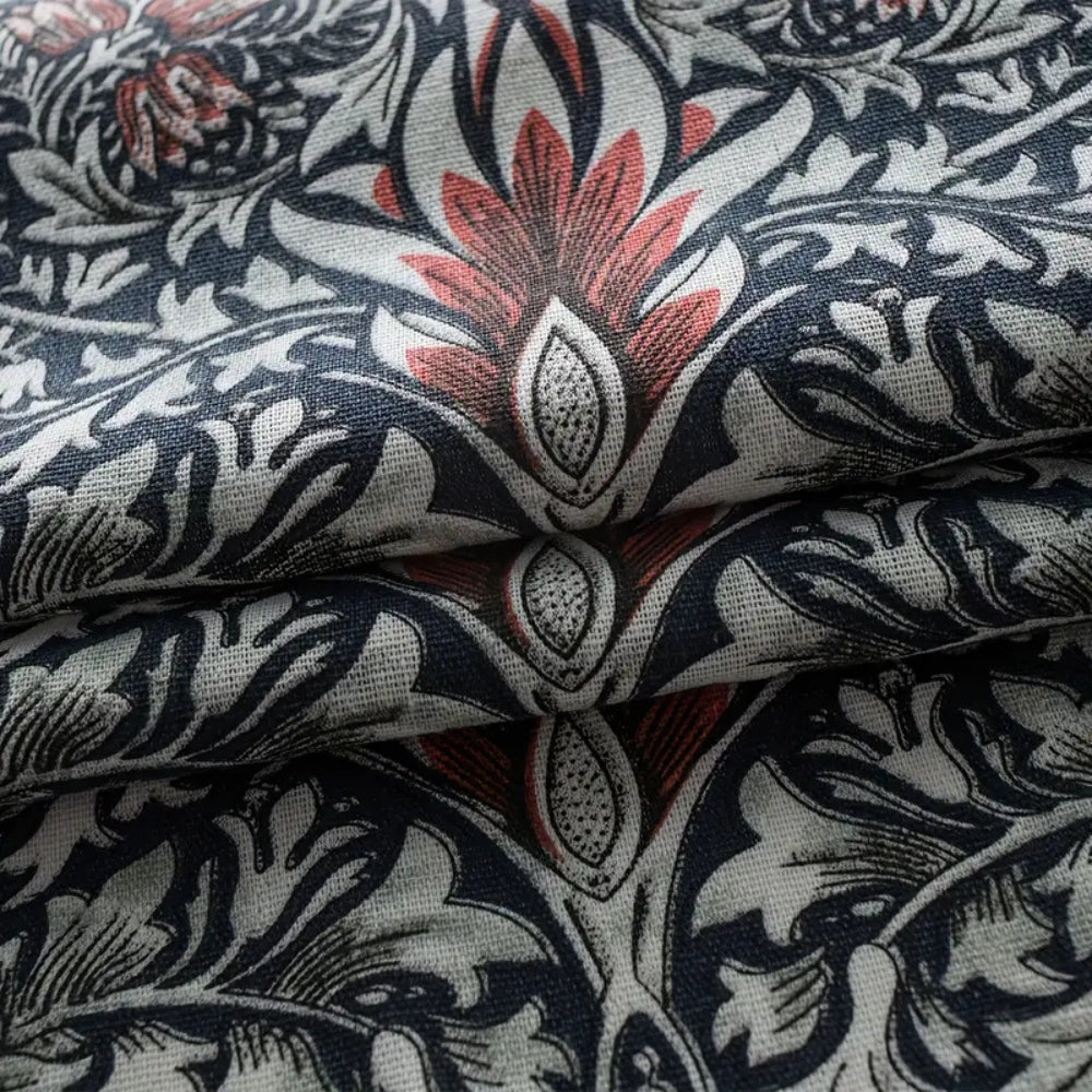 BowLift | Thistle Ebonleaf Floral Tapestry Curtain