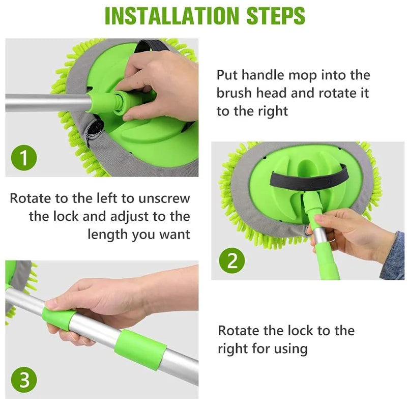BowLift | 360° rotatable adjustable cleaning mop