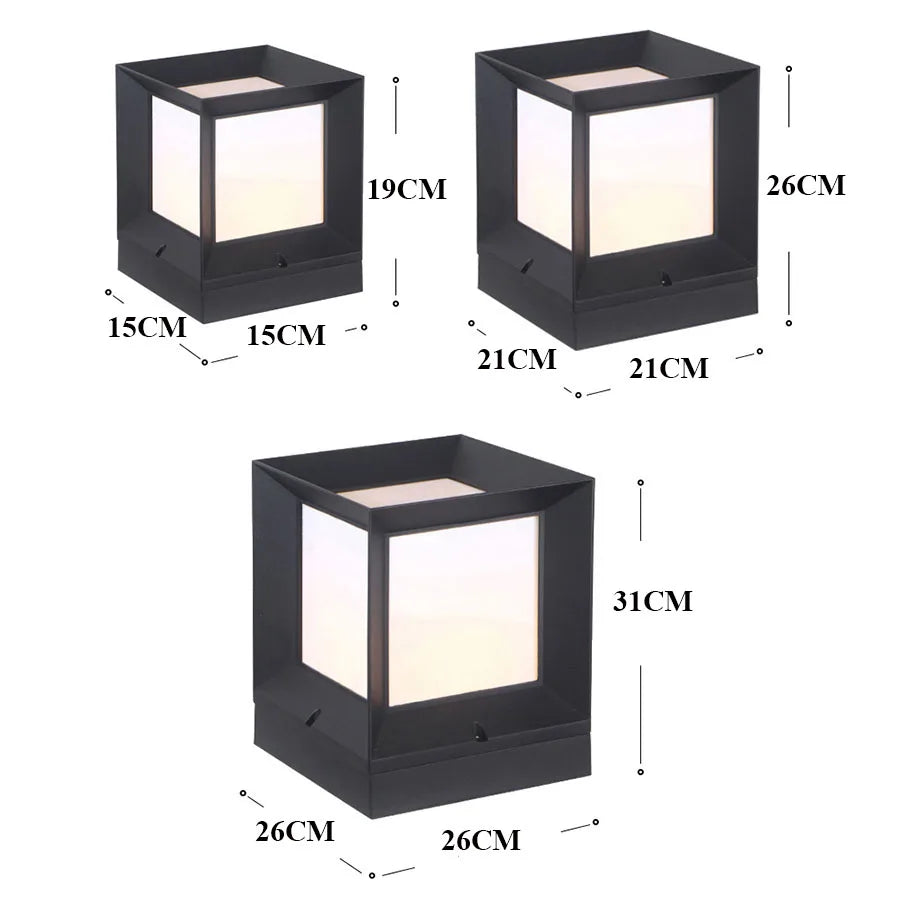 Outdoor Standalone Lamp for Gates and Driveways - Modern Lighting with LED | Bowlift