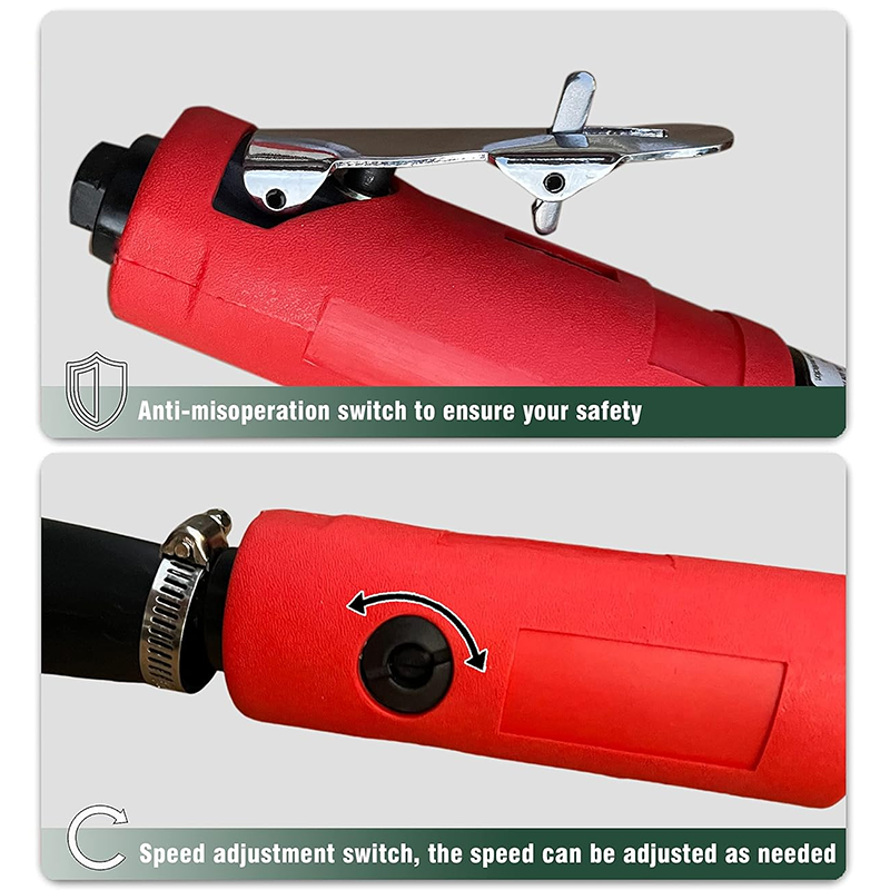 BowLift | Tire Buffer Kit，2500rpm Low Speed Air Tire Buffing Machine Tire Repair Kit Polishing Cleaning Tool 35mm Pneumatic Automatic Buffing Wheel Machine Tire Repair Tool Rear Exhaust