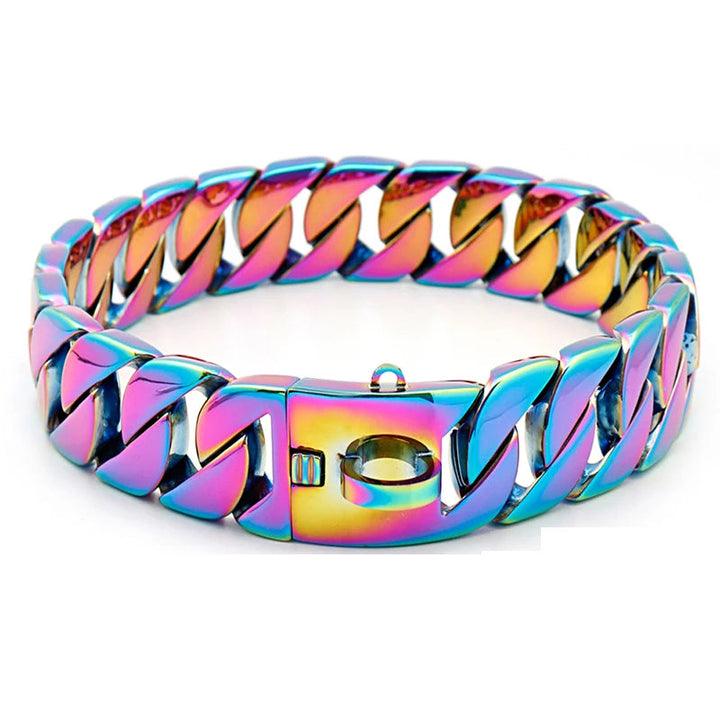 BowLift | Strength Neck Metal Dog Collar – Sturdy Stainless Steel Collar for Large Dogs