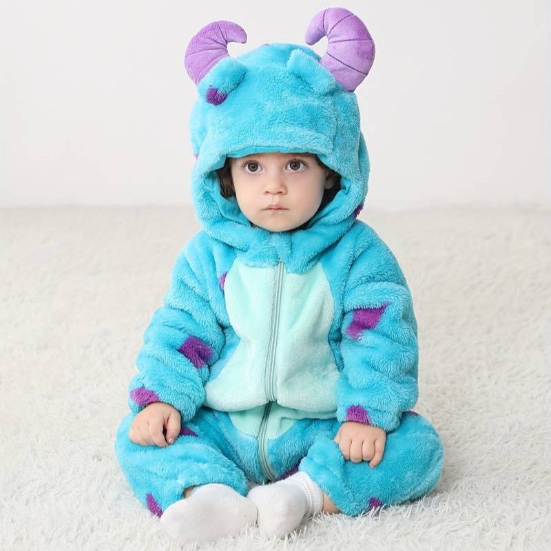 BowLift | Toddler Animal Jumpsuit | Soft Cotton & Hypoallergenic Fleece Baby Onesie