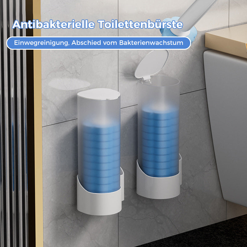 BowLift | Antibacterial Disposable Toilet Brush with Hygienic Sponge Head and Holder