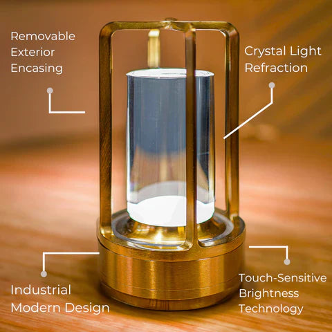 Crystal Table Lamp Bowlift
