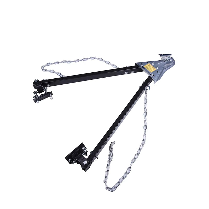BowLift | 2" Ball 5000 Lbs A Frame Adjustable Car Tow Bar With Chain Coupler