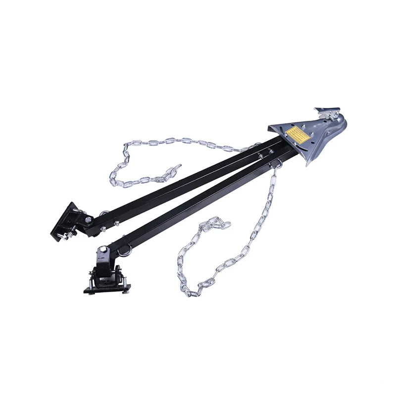 BowLift | 2" Ball 5000 Lbs A Frame Adjustable Car Tow Bar With Chain Coupler