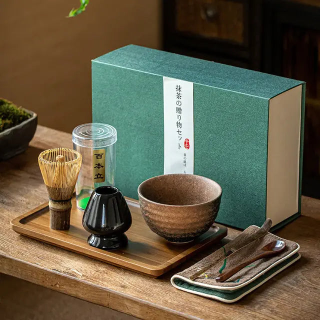 BowLift | Zenmatcha Tea Ceremony Set – Complete Matcha Gift Set with Bamboo Whisk and Bowl