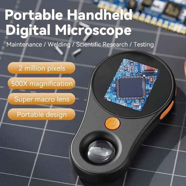 BowLift | Portable Digital Handheld Magnifier with 500x Magnification & 2" LCD