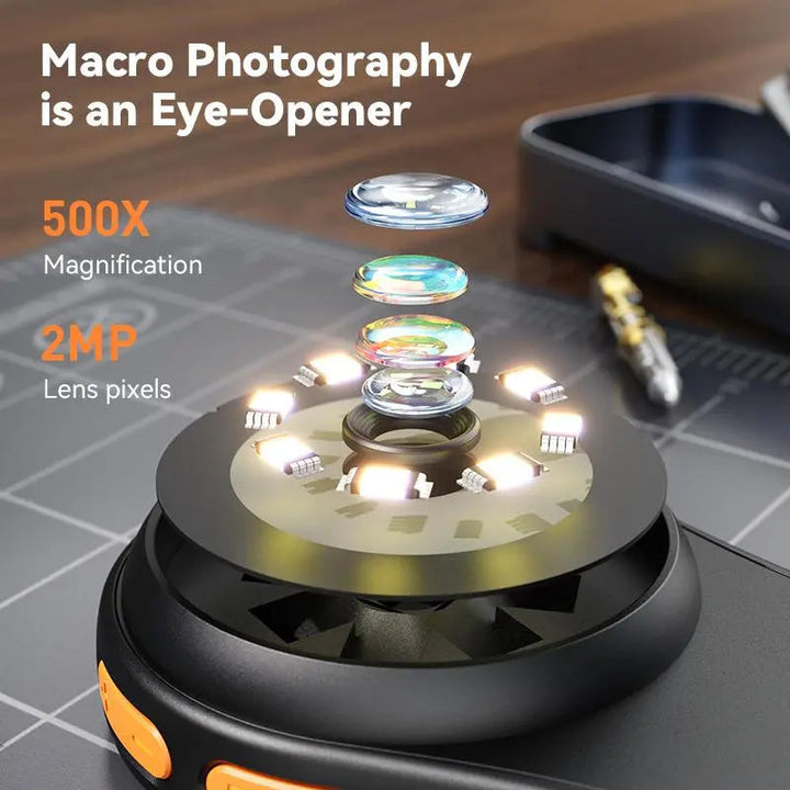 BowLift | Portable Digital Handheld Magnifier with 500x Magnification & 2" LCD