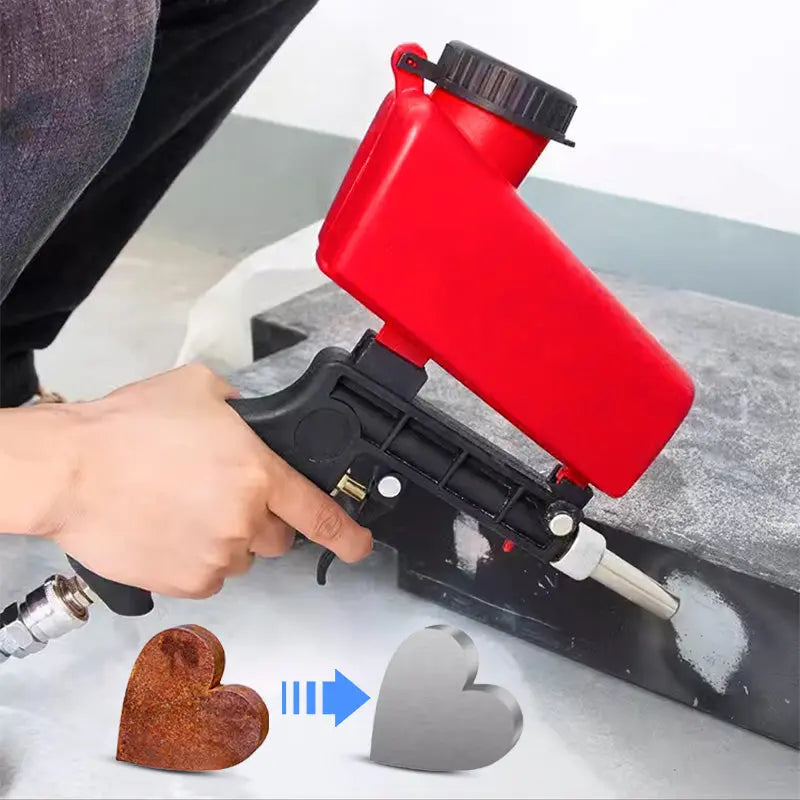 BowLift | Portable Handheld Pneumatic Sandblasting Gun – Powerful & Precise