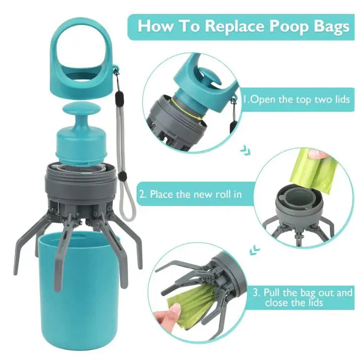 BowLift | Portable Pet Waste Grabber – Hygienic & Compact for On-the-go