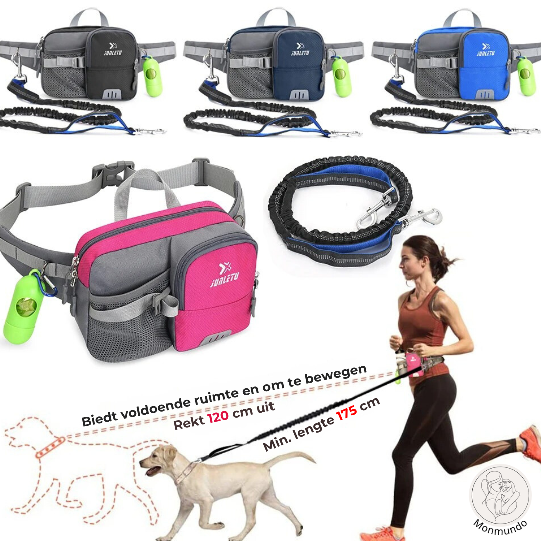 Dog Leash Hip Bag Set | Bowlift