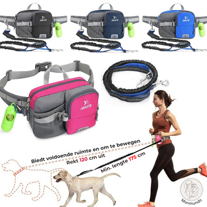 Dog Leash Hip Bag Set | Bowlift