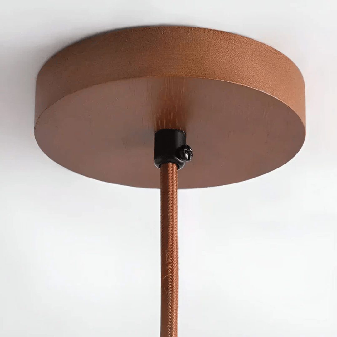 BowLift | LED Retro Ceiling Light made of Stone & Wood