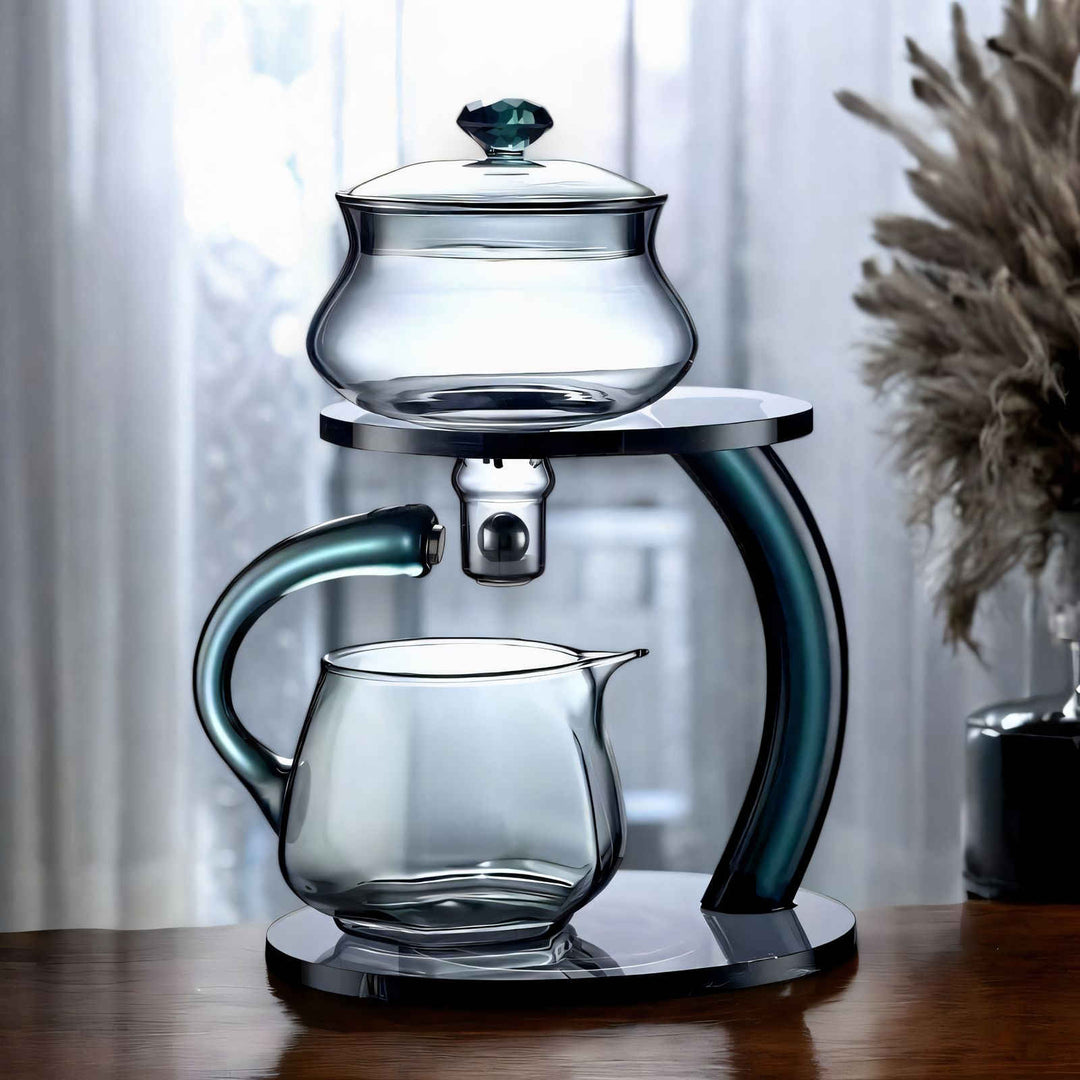 BowLift | TranquiliTea – Magnetic Glass Infuser Teapot for Enhanced Flavour & Wellness