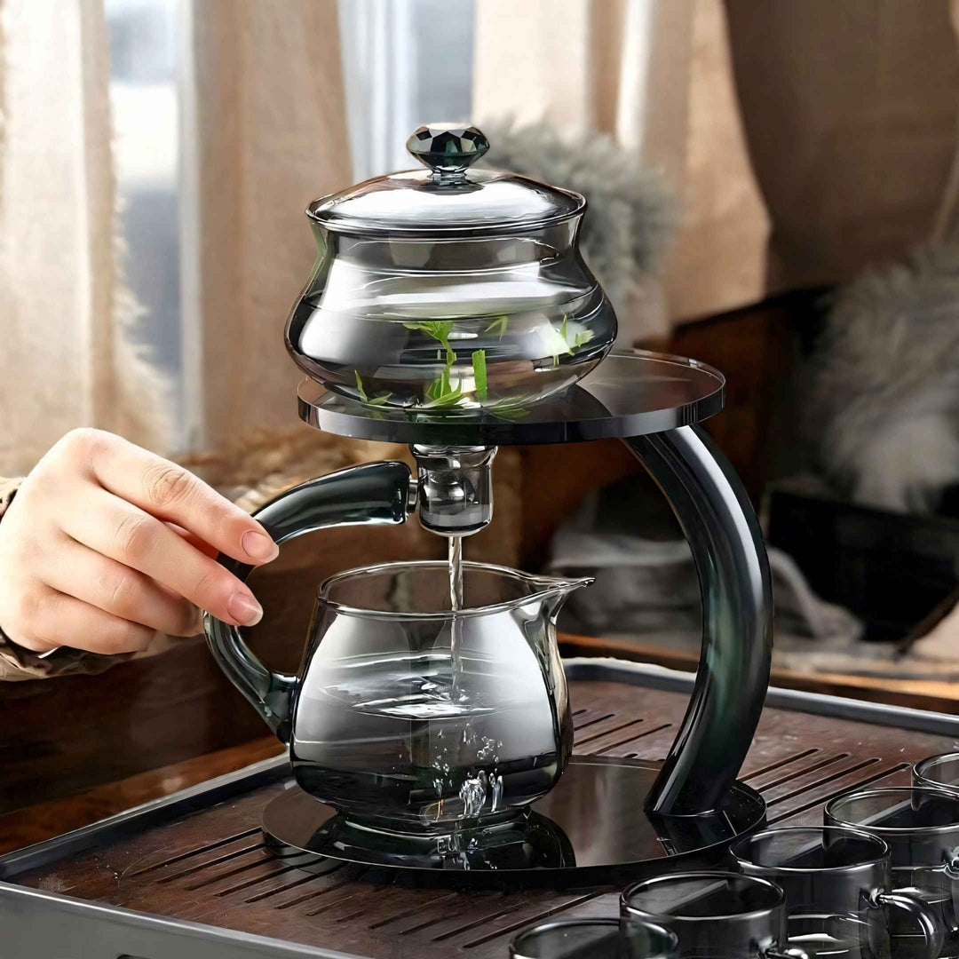 BowLift | TranquiliTea – Magnetic Glass Infuser Teapot for Enhanced Flavour & Wellness