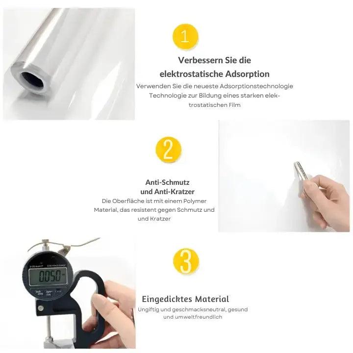 BowLift | Scratch-resistant transparent wall pRedection film