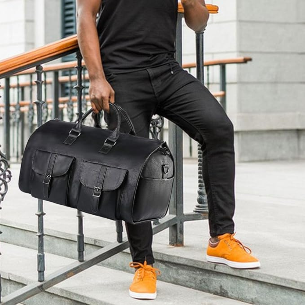 BowLift | Travel Duffel Bag Leather Carry On Luggage