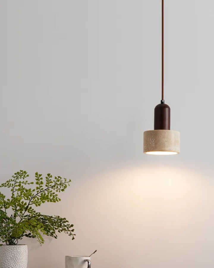 BowLift | Stylish Hanging Lamp with Stone Effect