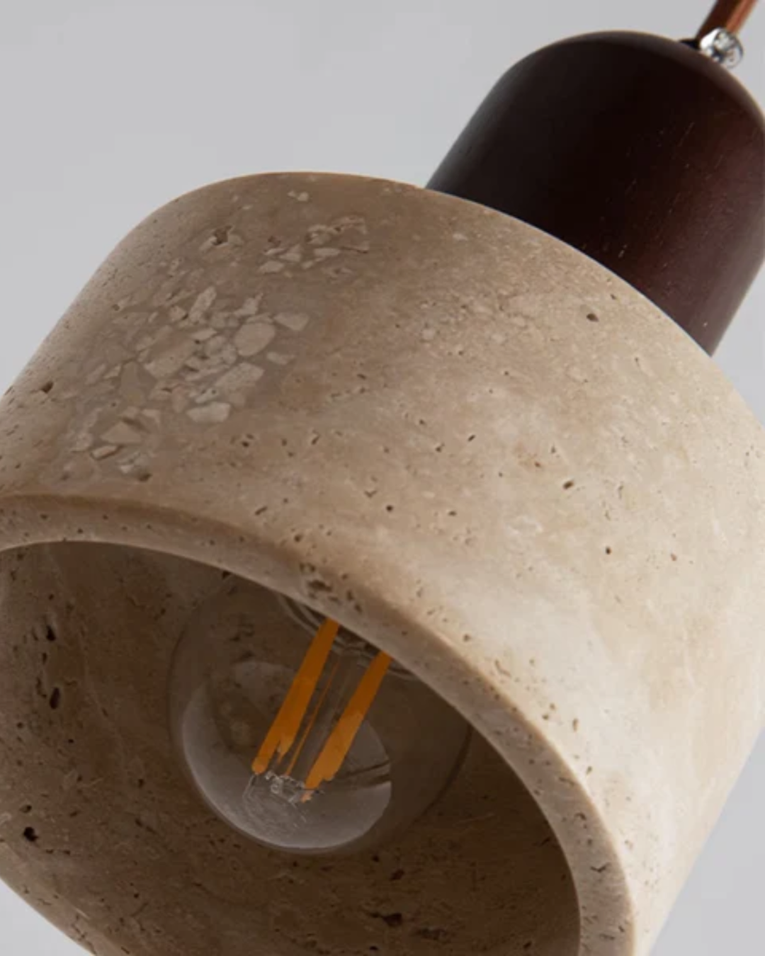 BowLift | Stylish Hanging Lamp with Stone Effect