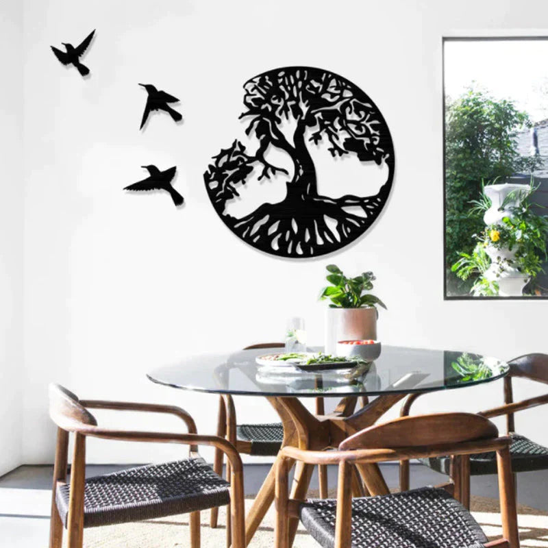 BowLift | Black Metal Wall Art Home Decor