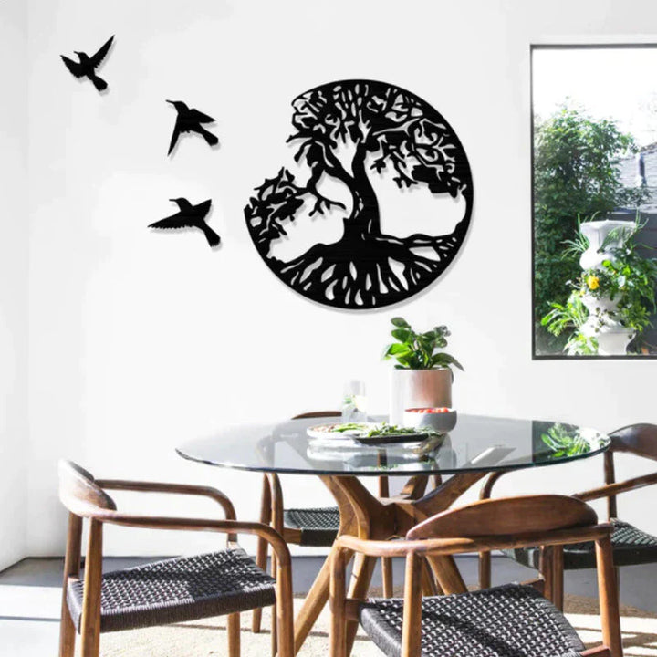 BowLift | Black Metal Wall Art Home Decor