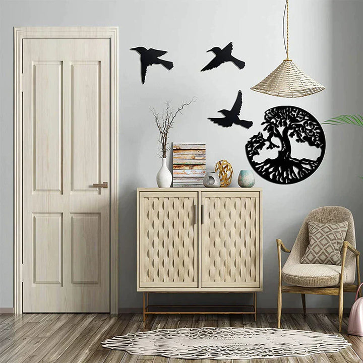 BowLift | Black Metal Wall Art Home Decor