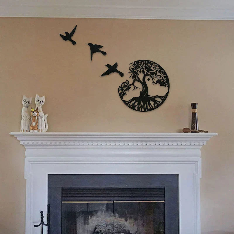 BowLift | Black Metal Wall Art Home Decor