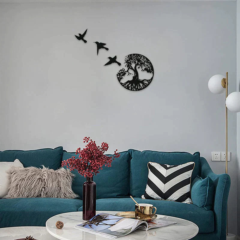 BowLift | Black Metal Wall Art Home Decor