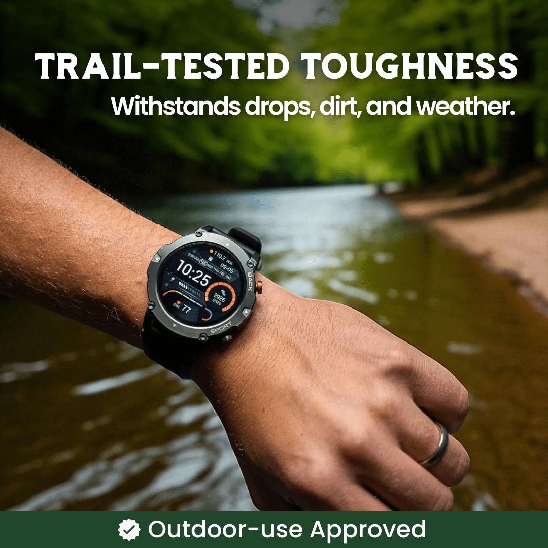 BowLift | Outdoor smartwatch with GPS, compass & health monitoring