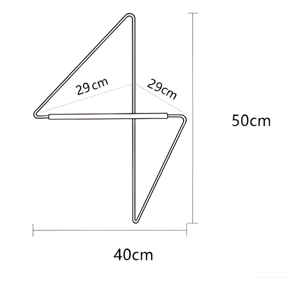 BowLift | Triad Coat Stand – Geometric Multi-Purpose Metal Wardrobe Rack