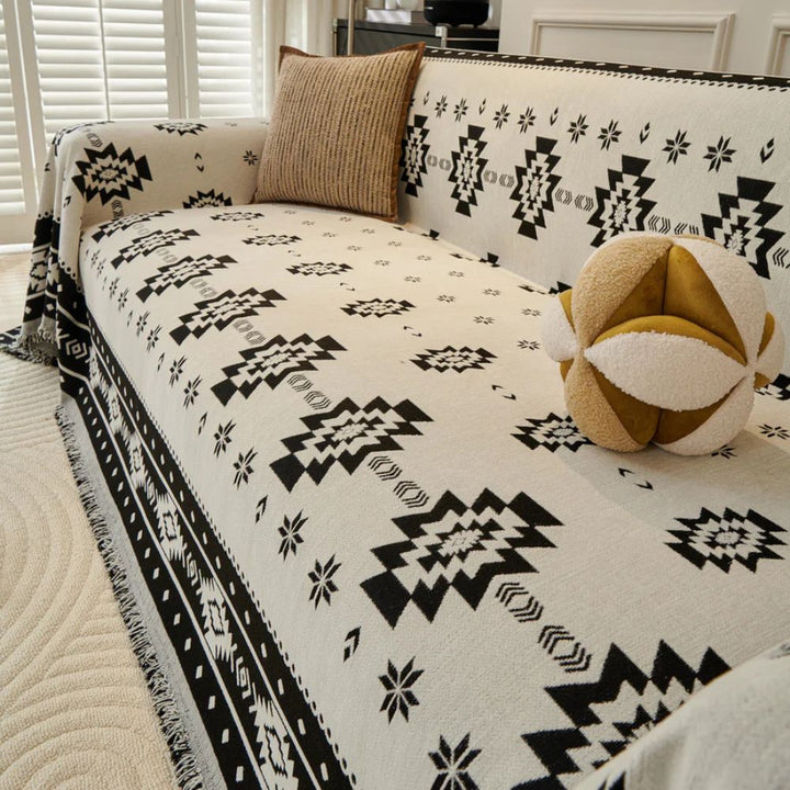 BowLift | Tribal Harmony Reversible Sofa Cover