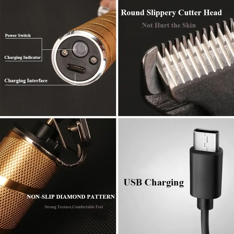 BowLift | Cordless hair trimmer with LED status display for precise styling