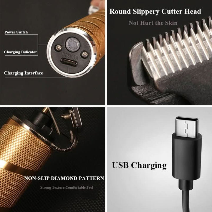 BowLift | Cordless hair trimmer with LED status display for precise styling