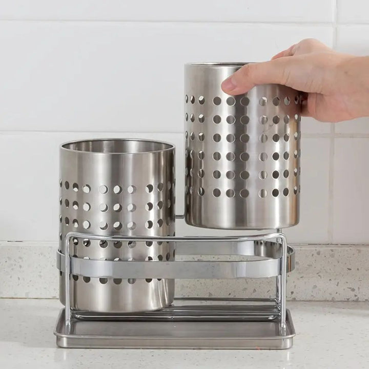 BowLift | Trivent Stainless Kitchen Cutlery Organizer