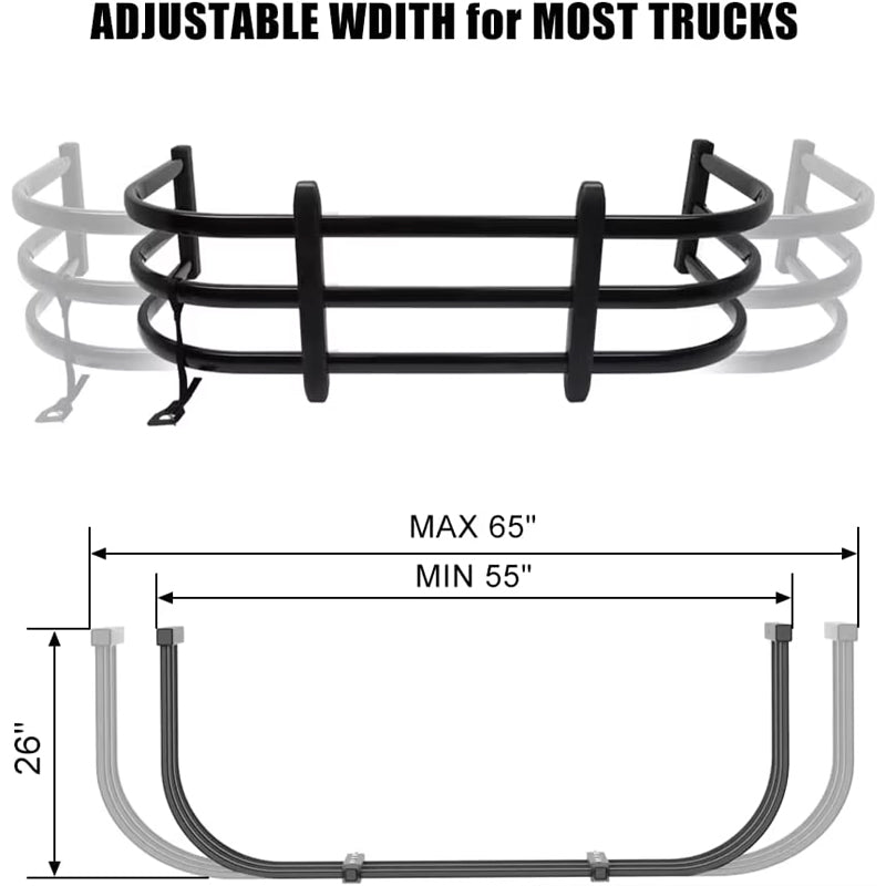 BowLift | High-Quality Universal Black Pickup Truck Rear Tailgate Bed Extender55"-65"