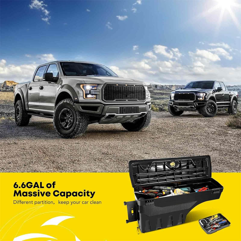 BowLift | Truck Tool Boxes Lockable Compatible with 2007-2019 Chevrolet Silverado & GMC Sierra 1500 2500 3500 Passenger Side