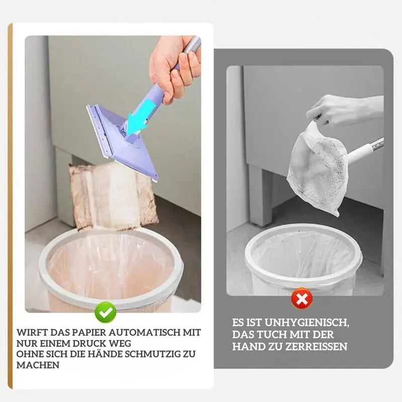 BowLift | Cloth Switching Mini Mop (With 100 Cleaning Sheets)