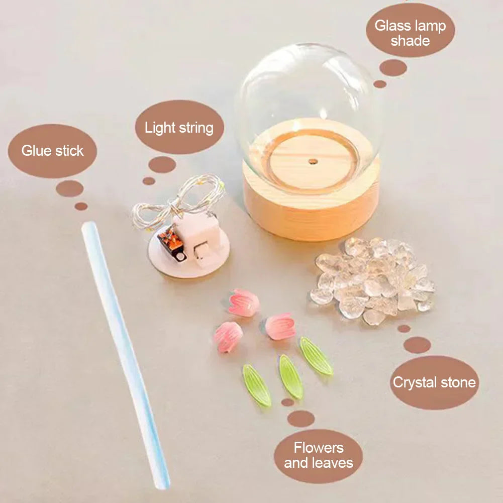 BowLift | TulipGlow Elegant Floral Table Lamp – Refined Lighting