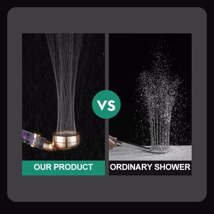 3 Mode Adjustable Turbocharged Shower Head | Bowlift