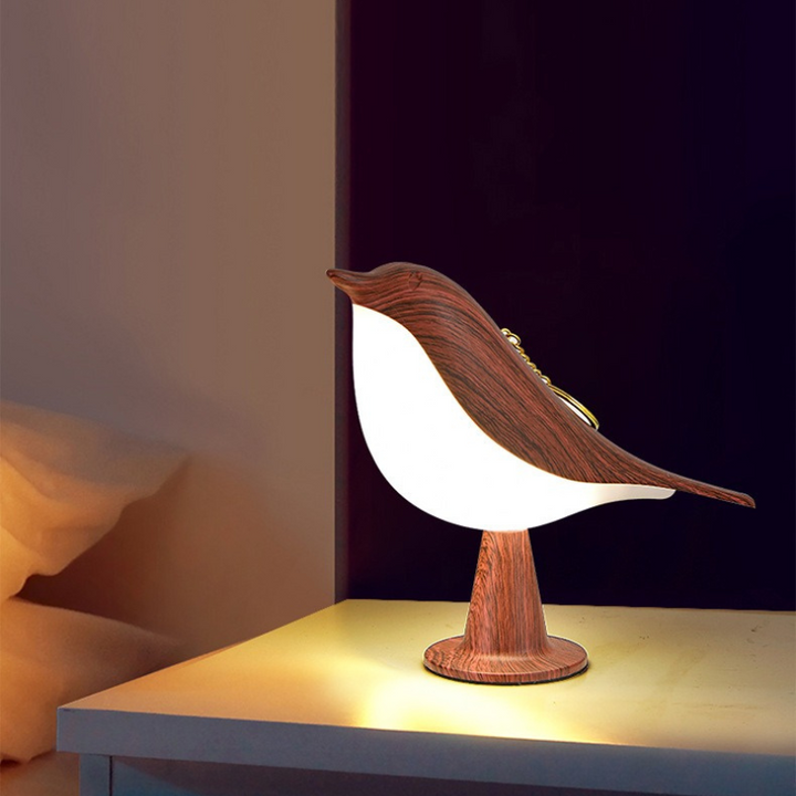 BowLift | Rechargeable LED night light with touch sensor and creative bird design