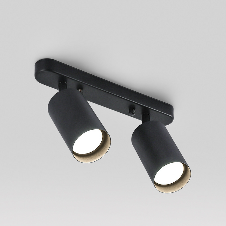 BowLift | TwinGlow Rotating Ceiling Lamp – Adjustable 2-Head Modern Spotlight