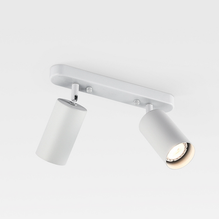 BowLift | TwinGlow Rotating Ceiling Lamp – Adjustable 2-Head Modern Spotlight